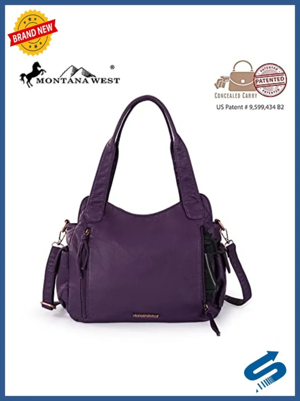Y2K Hobo Bag Women Soft Washed Leather Crossbody Purse